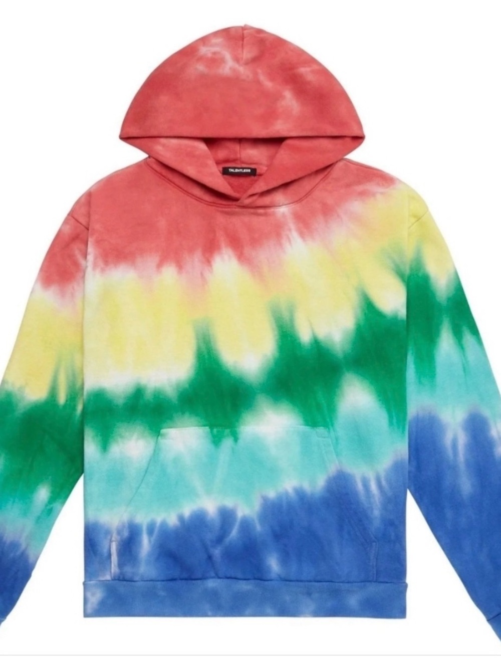 TALENTLESS Tie-Dye Cozy Pullover Hoodie